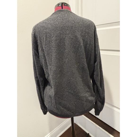 Uniqlo Mens Cotton Cashmere Sweater | XL | Gray Crew Neck - Picture 2 of 8